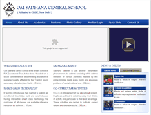 Tablet Screenshot of omsadhanacentralschool.com